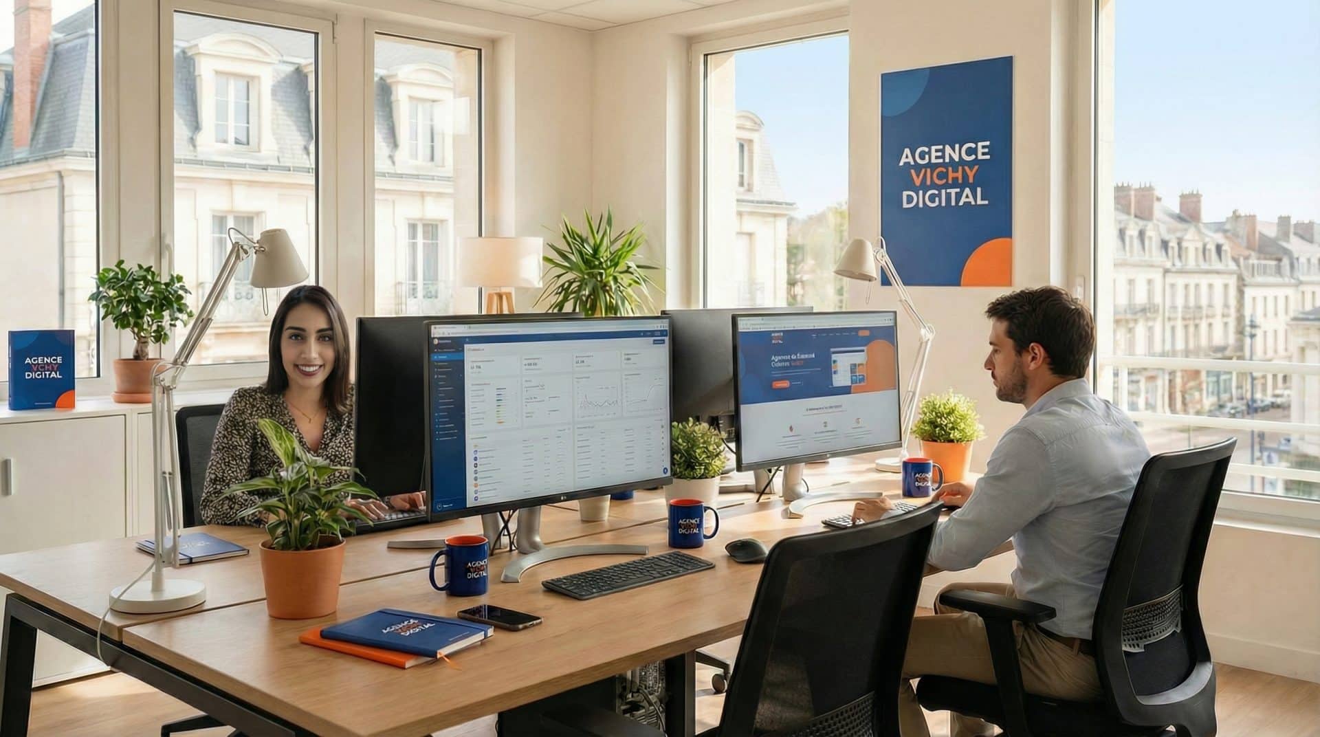 Agence digitale Vichy - Équipe d'experts en création web et SEO local